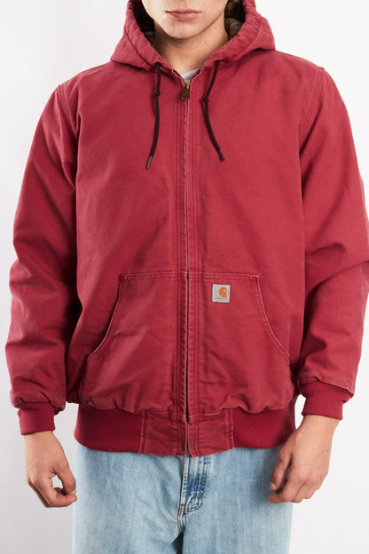 2000 Vintage Carhartt J130 Salmon Active Jacket (M)