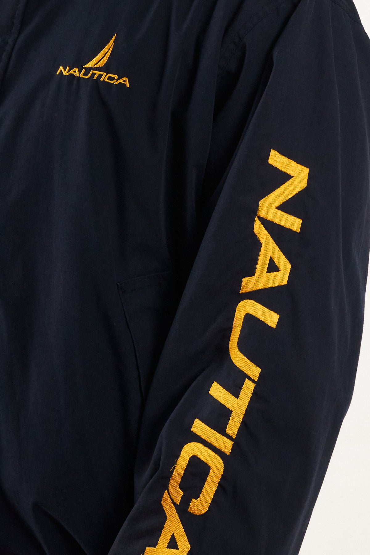 1990 Vintage Nautica Reversible Spellout Retro Jacket (M/L)