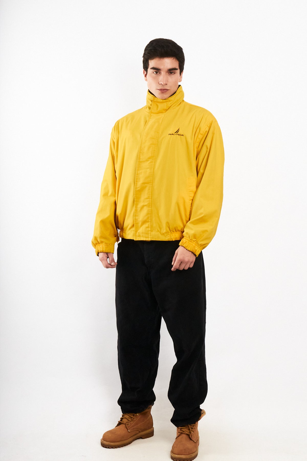 1990 Vintage Nautica Reversible Spellout Retro Jacket (M/L)