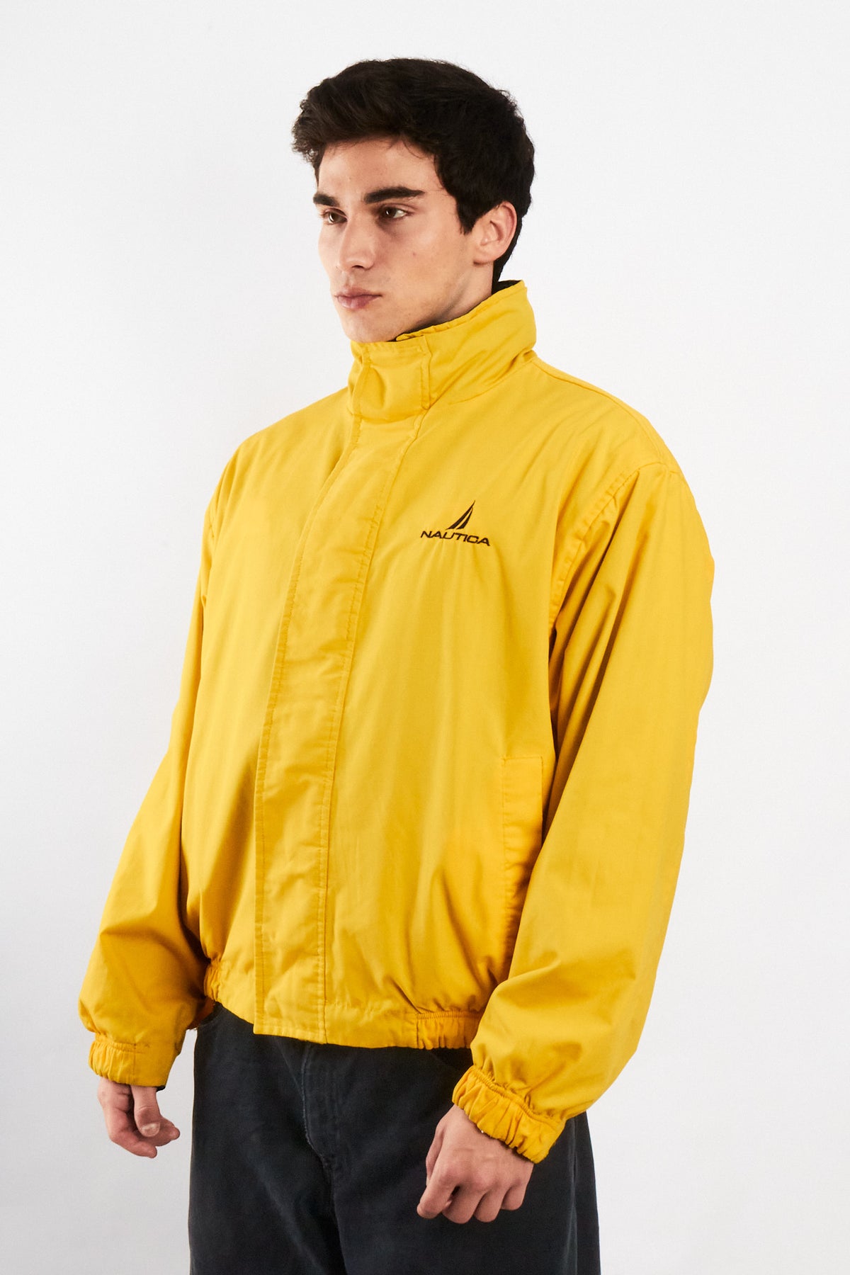 1990 Vintage Nautica Reversible Spellout Retro Jacket (M/L)