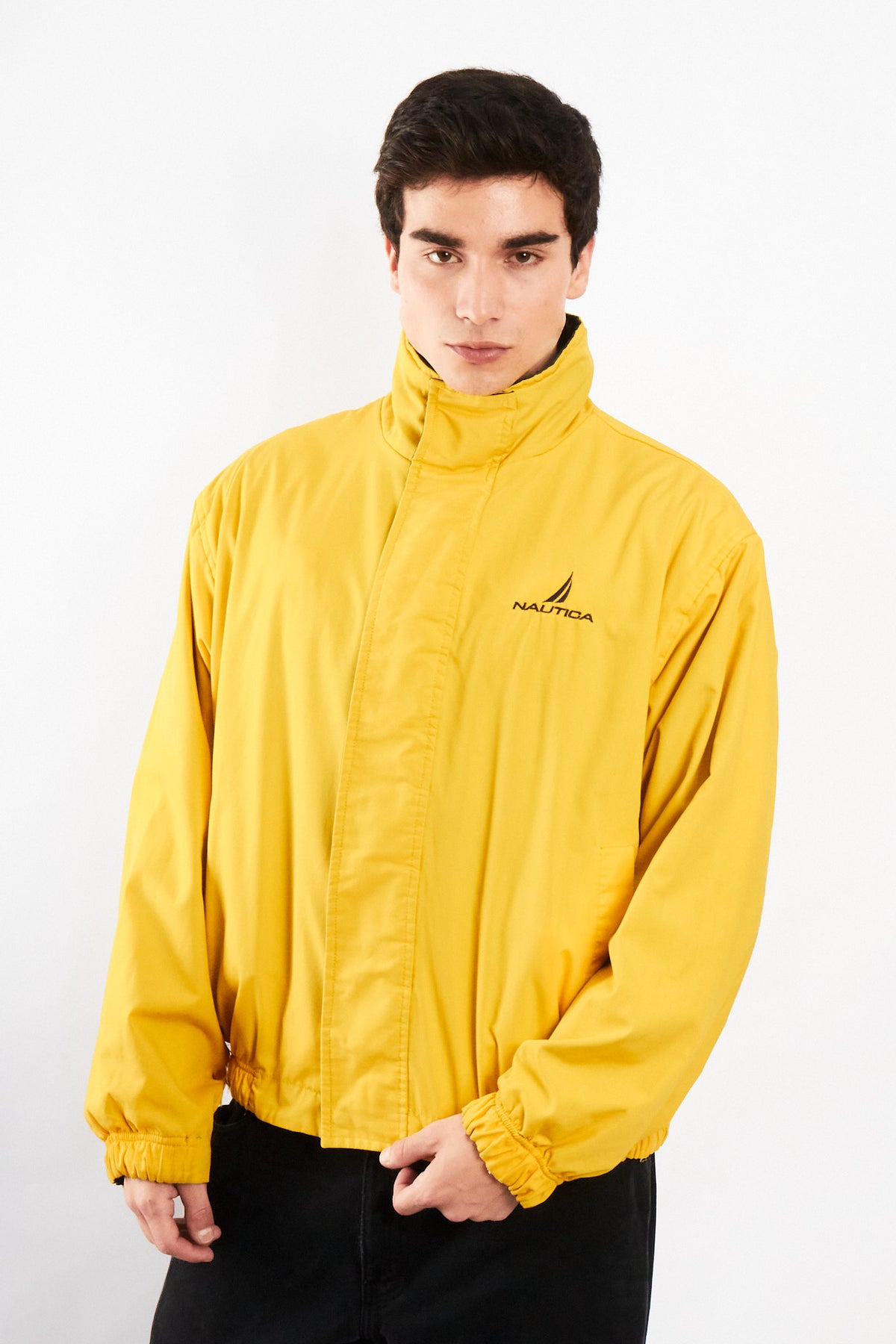 1990 Vintage Nautica Reversible Spellout Retro Jacket (M/L)