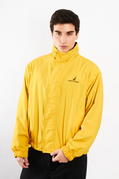 1990 Vintage Nautica Reversible Spellout Retro Jacket (M/L)
