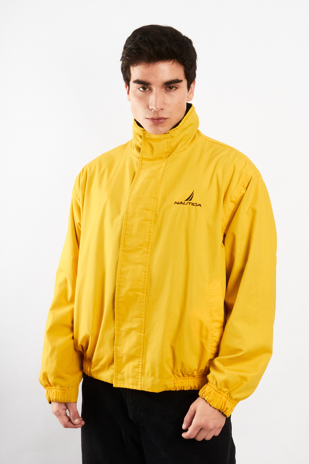 1990 Vintage Nautica Reversible Spellout Retro Jacket (M/L)