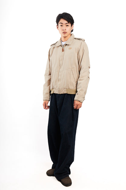 2000 Vintage Hilfiger Denim Beige Harrington Jacket (M/L)