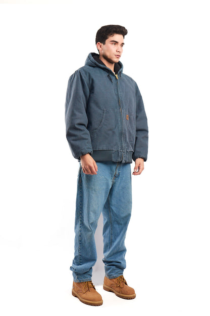 Vintage Carhartt J140 Storm Blue Duck Active Jacket (M/L)