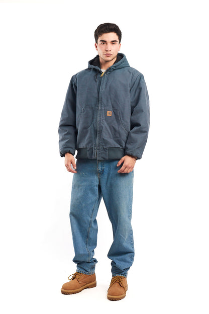 Vintage Carhartt J140 Storm Blue Duck Active Jacket (M/L)