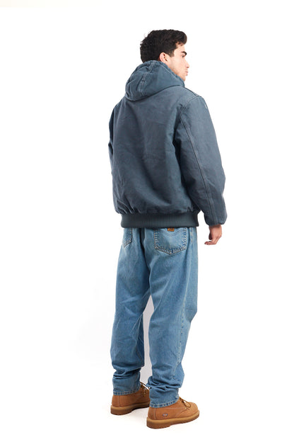 Vintage Carhartt J140 Storm Blue Duck Active Jacket (M/L)
