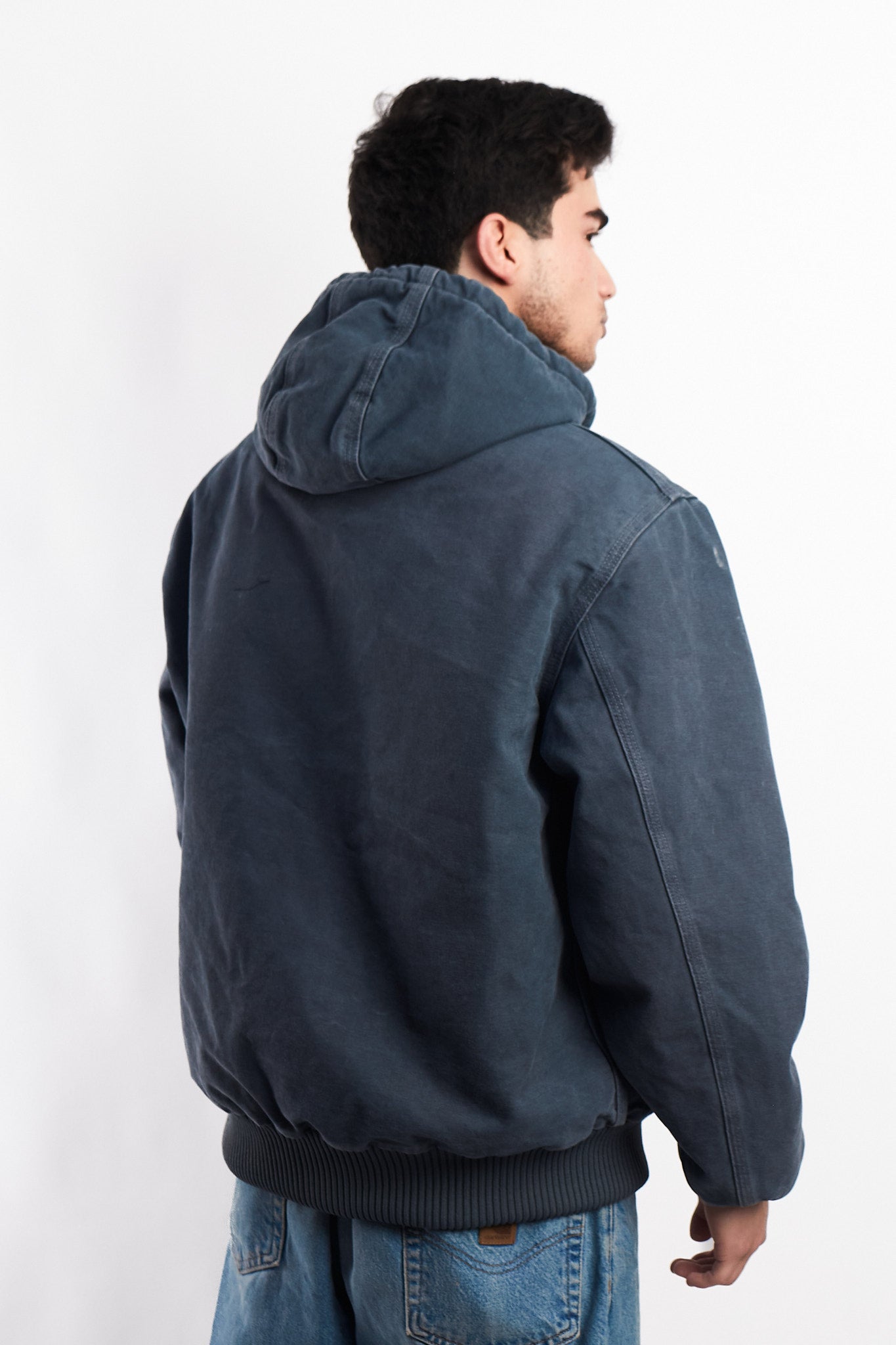 Vintage Carhartt J140 Storm Blue Duck Active Jacket (M/L)