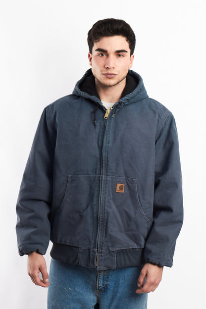 Vintage Carhartt J140 Storm Blue Duck Active Jacket (M/L)