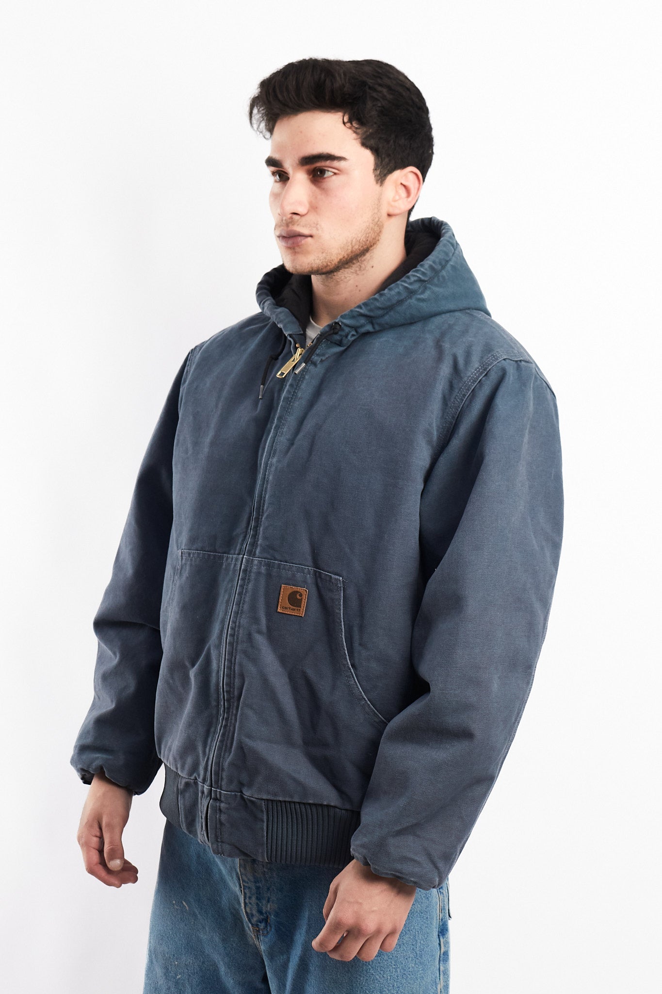 Vintage Carhartt J140 Storm Blue Duck Active Jacket (M/L)
