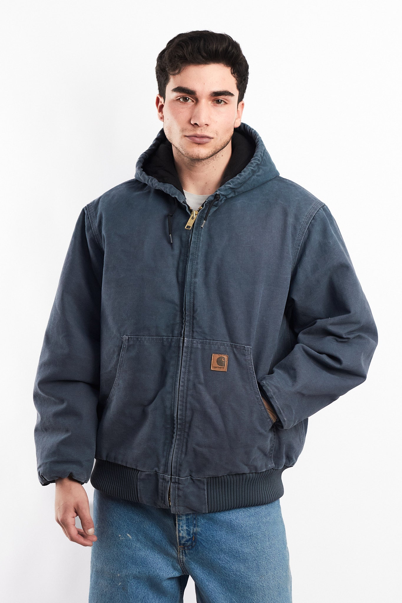 Vintage Carhartt J140 Storm Blue Duck Active Jacket (M/L)