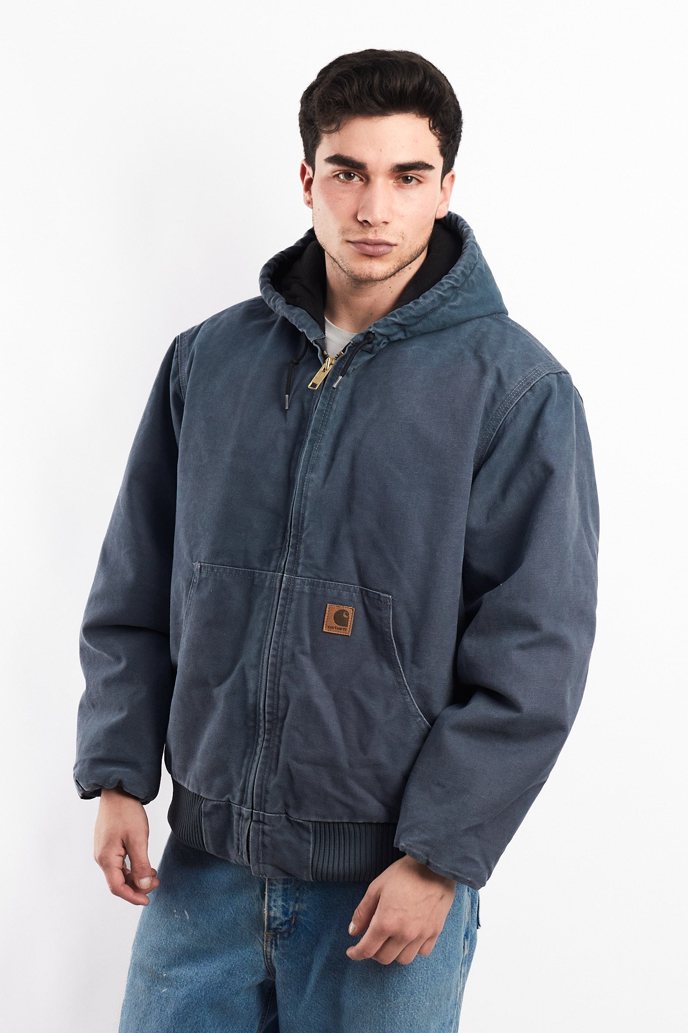 Vintage Carhartt J140 Storm Blue Duck Active Jacket (M/L)