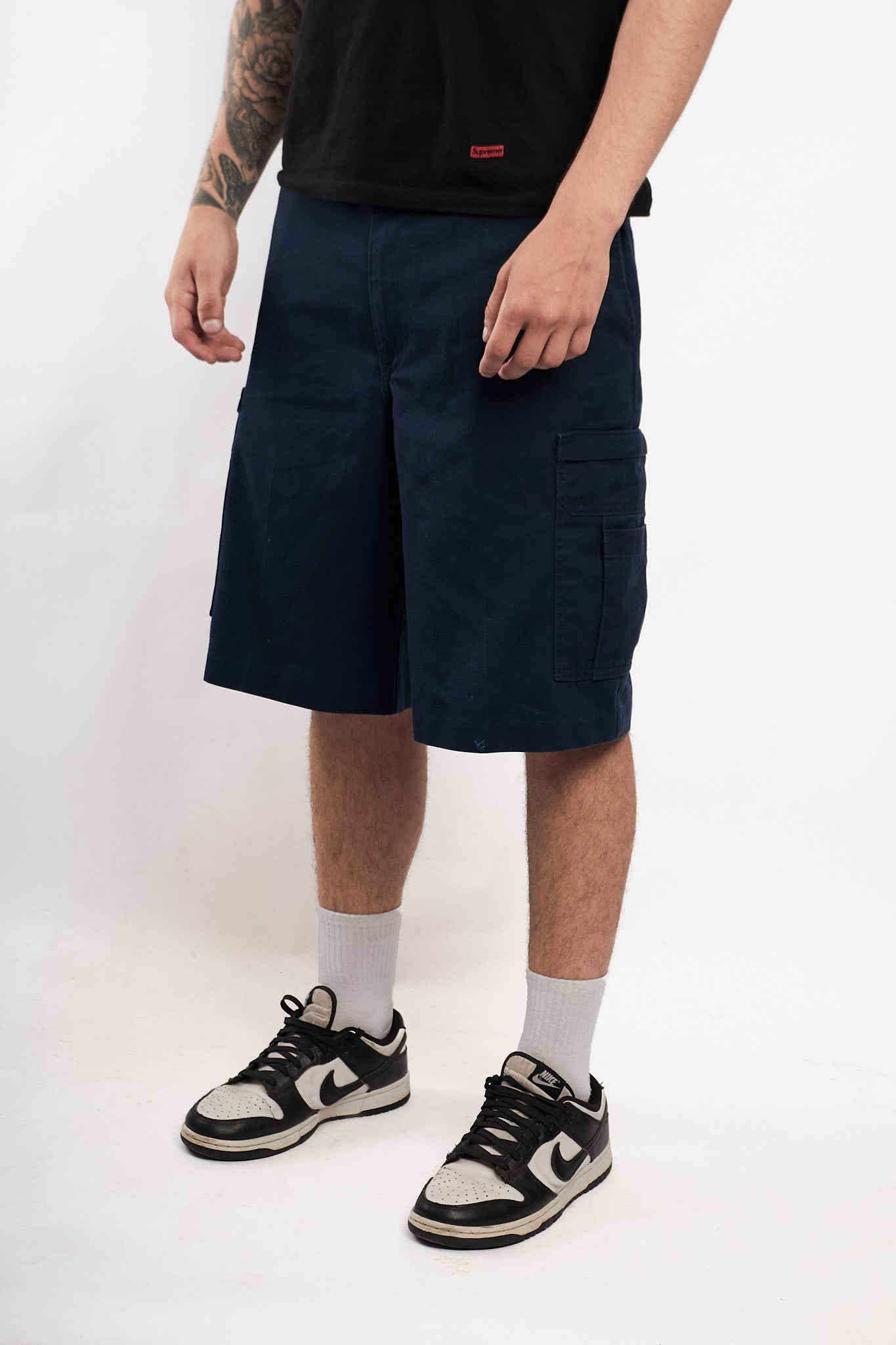 2000 Dickies Navy Cargo Work Short (34)
