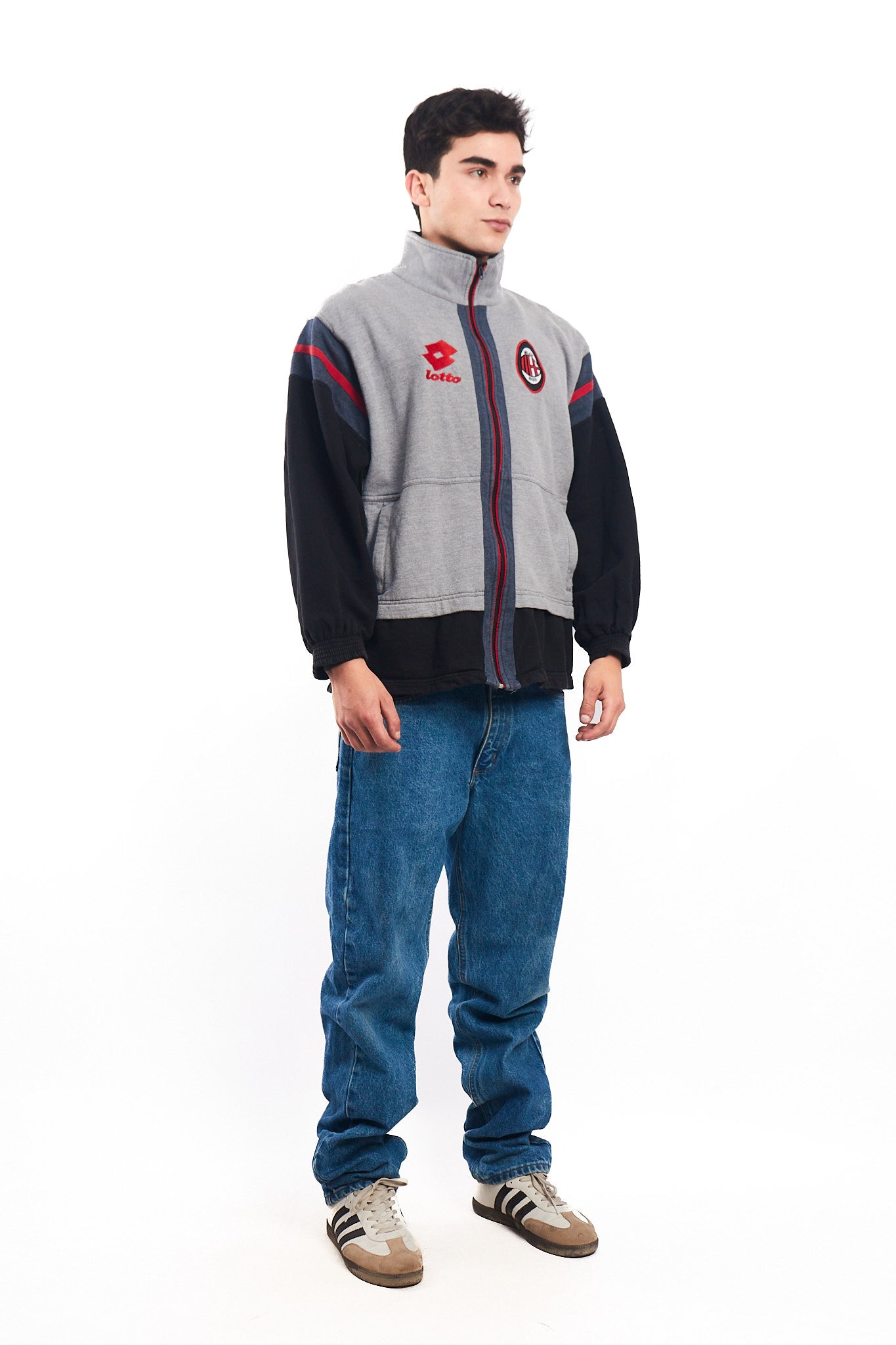 2000 Lotto x AC Milan Cotton Jacket (M/L)