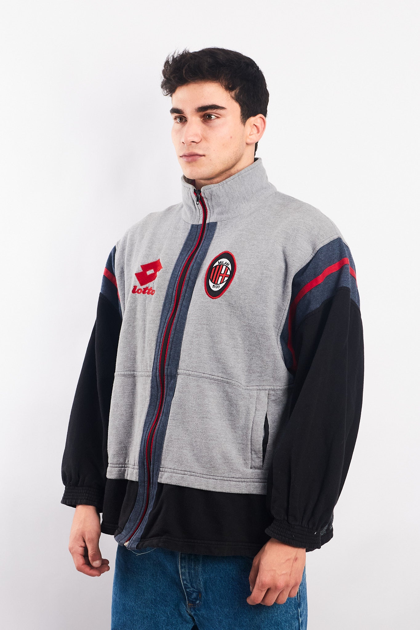 2000 Lotto x AC Milan Cotton Jacket (M/L)