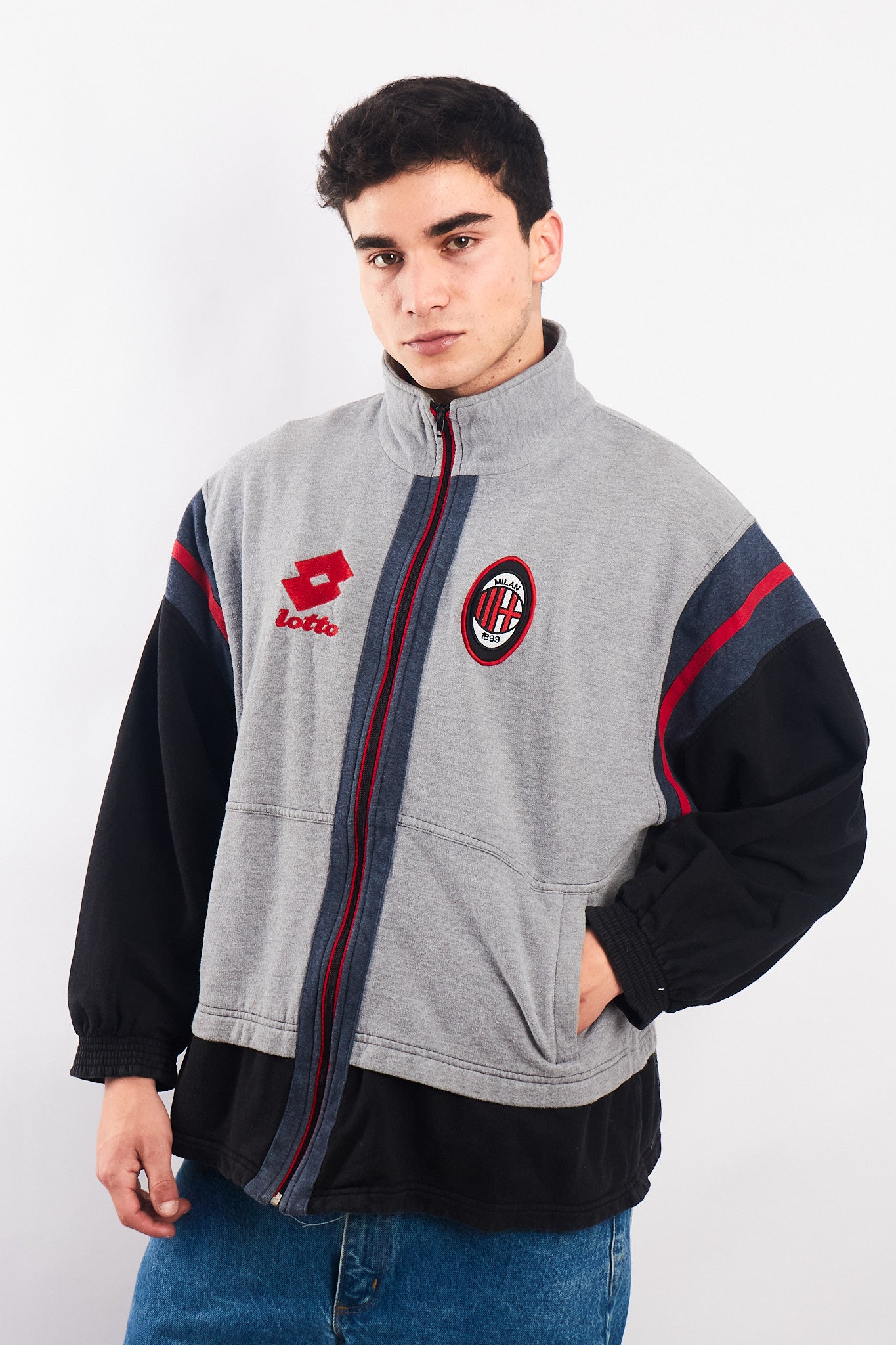 2000 Lotto x AC Milan Cotton Jacket (M/L)