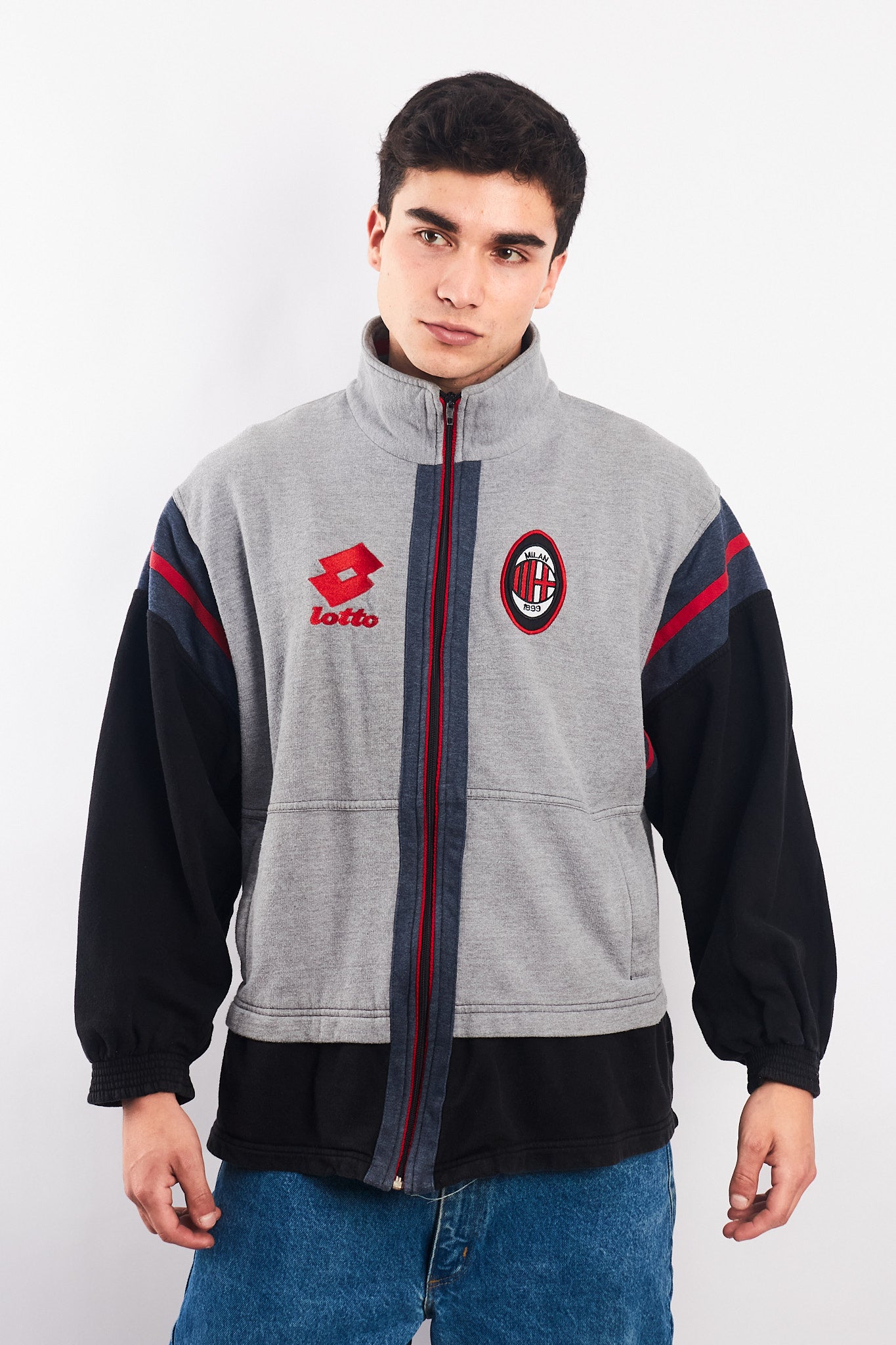 2000 Lotto x AC Milan Cotton Jacket (M/L)