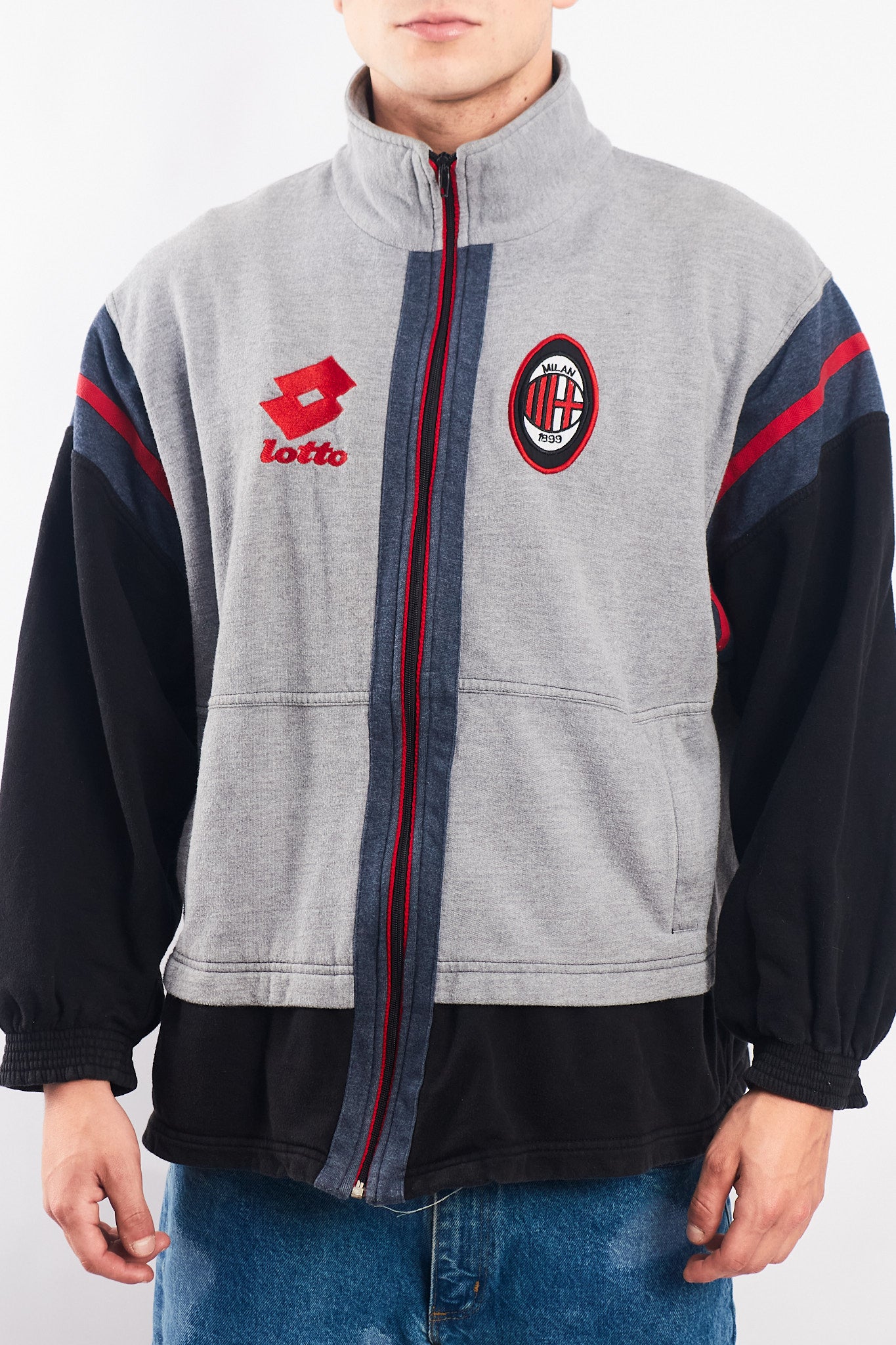 2000 Lotto x AC Milan Cotton Jacket (M/L)