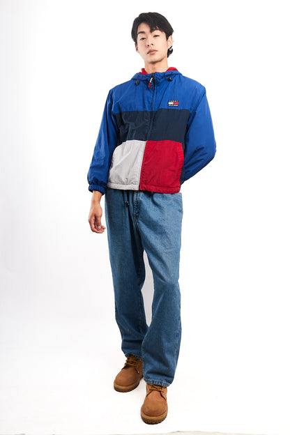 1990 Vintage Tommy Hilfiger Colorblock Flag Jacket (S/M)