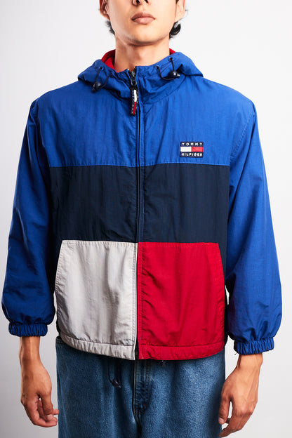 1990 Vintage Tommy Hilfiger Colorblock Flag Jacket (S/M)