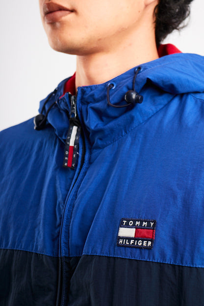 1990 Vintage Tommy Hilfiger Colorblock Flag Jacket (S/M)