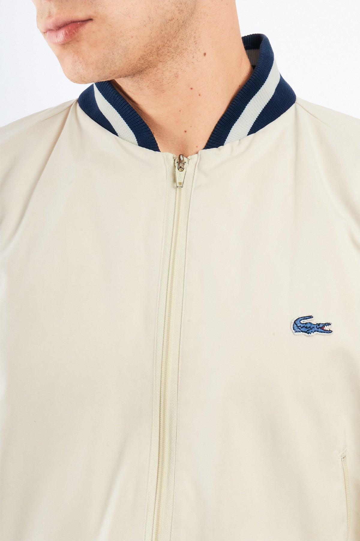 1990 Vintage Izod Lacoste Varsity Jacket (S/M)