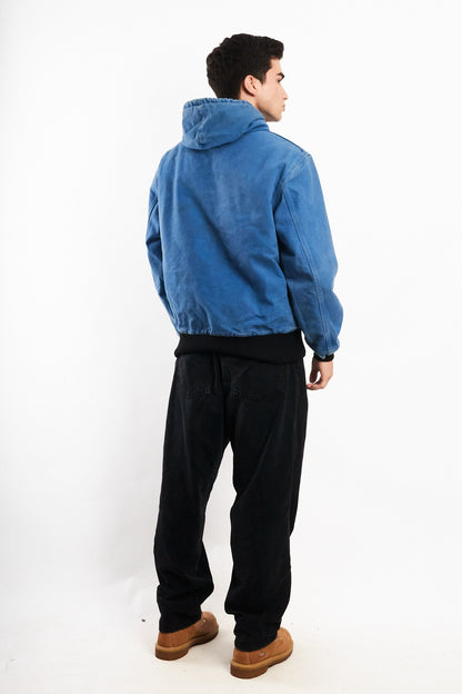 1990 Vintage Carhartt JR149 Royal Blue Active Jacket (M)