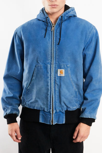 1990 Vintage Carhartt JR149 Royal Blue Active Jacket (M)