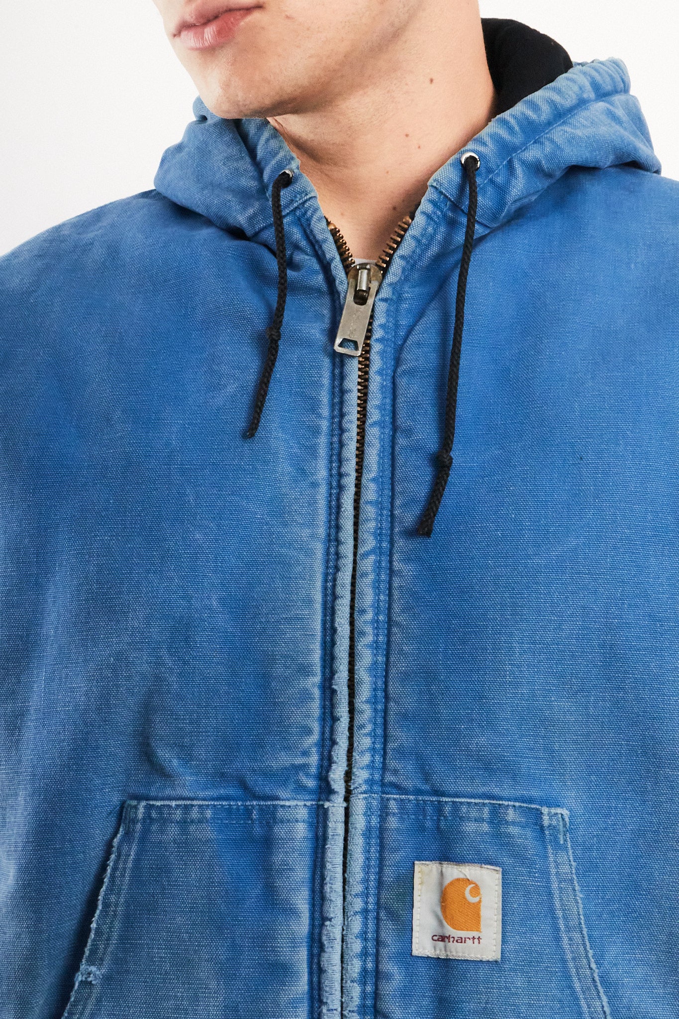 1990 Vintage Carhartt JR149 Royal Blue Active Jacket (M)