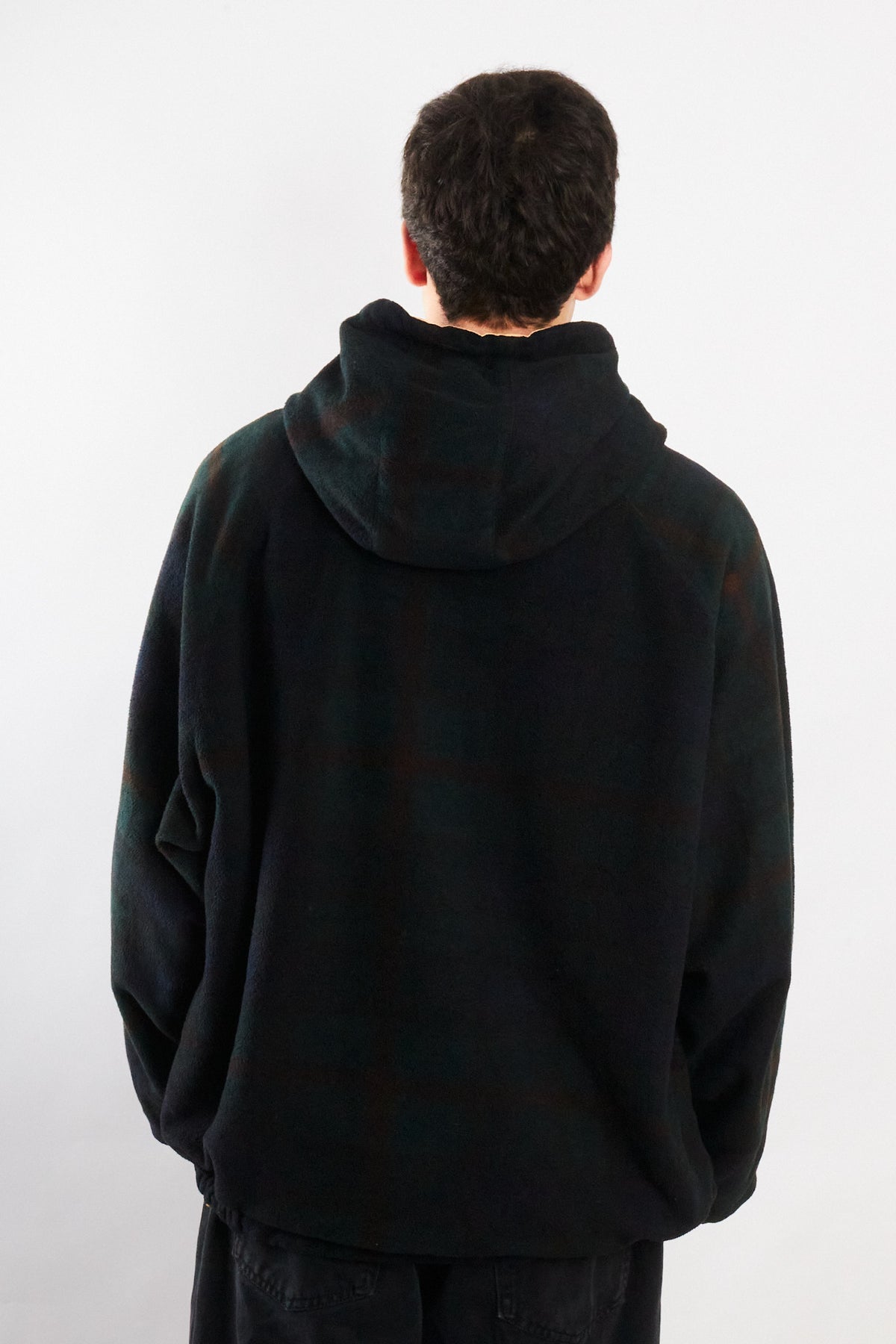 2000 Vinage Nautica Khakhi Windbreaker / Tartan Fleece Jacket (L/XL)