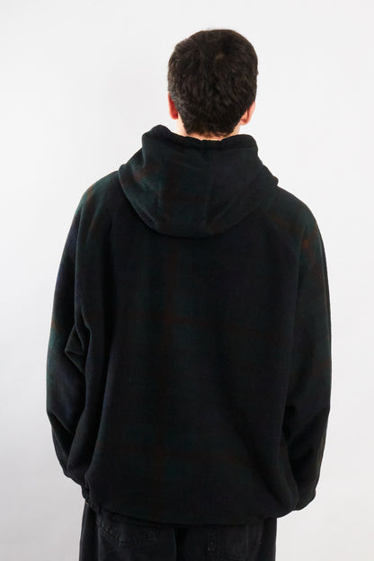 2000 Vinage Nautica Khakhi Windbreaker / Tartan Fleece Jacket (L/XL)