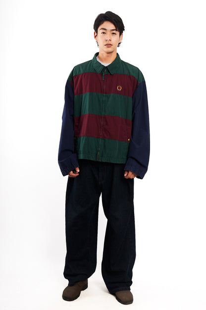 1990 Vintage Tommy Hilfiger Lion's Emblem Colorblock Harrington (L/XL)