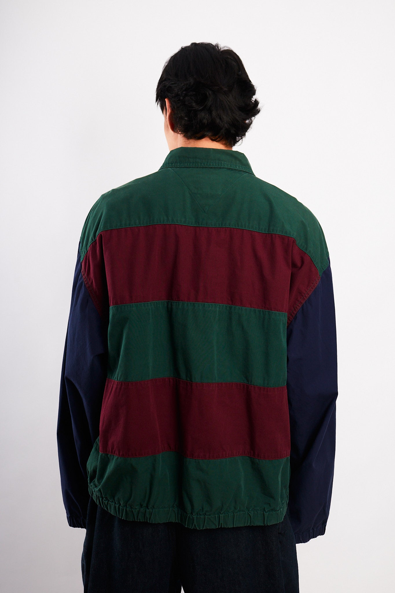 1990 Vintage Tommy Hilfiger Lion's Emblem Colorblock Harrington (L/XL)
