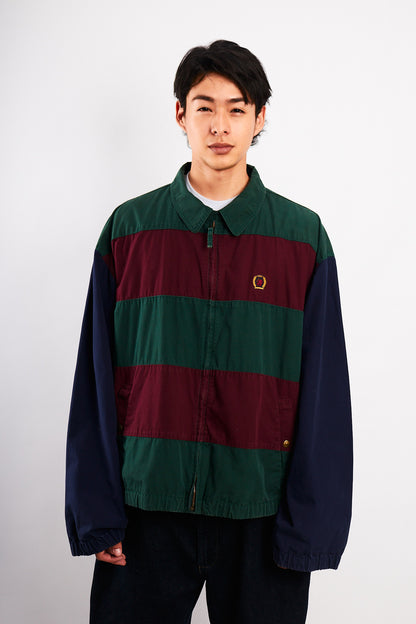 1990 Vintage Tommy Hilfiger Lion's Emblem Colorblock Harrington (L/XL)