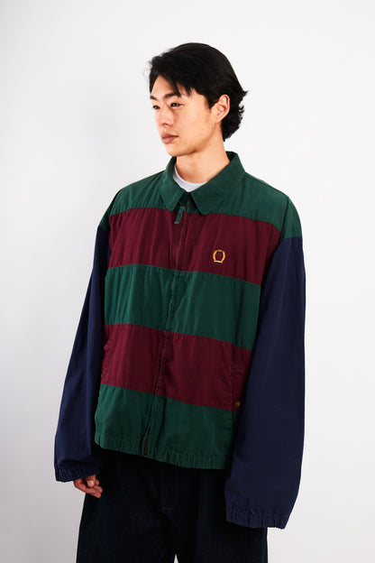 1990 Vintage Tommy Hilfiger Lion's Emblem Colorblock Harrington (L/XL)