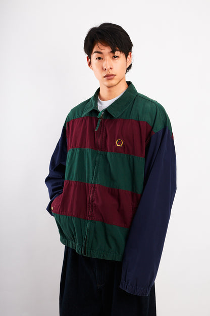 1990 Vintage Tommy Hilfiger Lion's Emblem Colorblock Harrington (L/XL)
