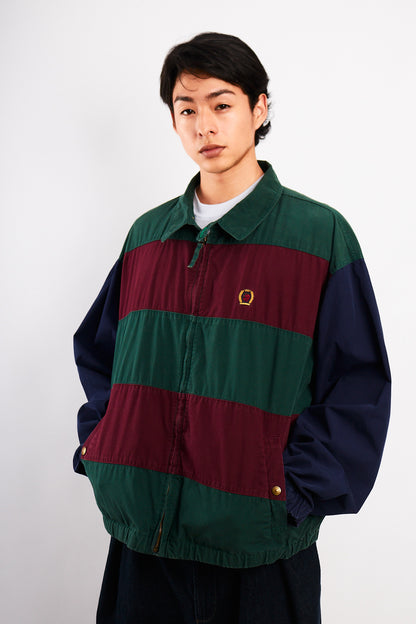 1990 Vintage Tommy Hilfiger Lion's Emblem Colorblock Harrington (L/XL)