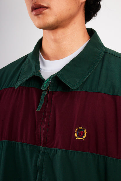 1990 Vintage Tommy Hilfiger Lion's Emblem Colorblock Harrington (L/XL)