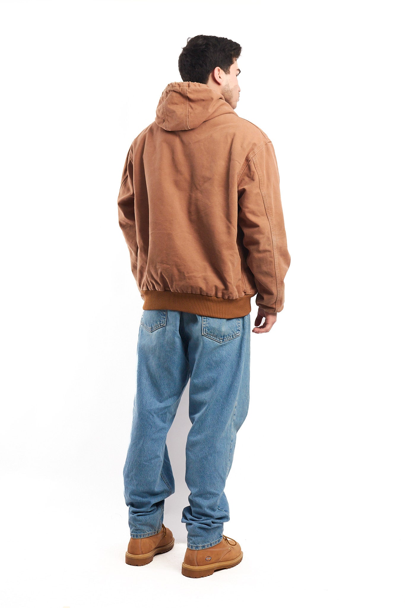 Vintage Carhartt J140 Cocoa Brown Duck Active Jacket (L/XL)