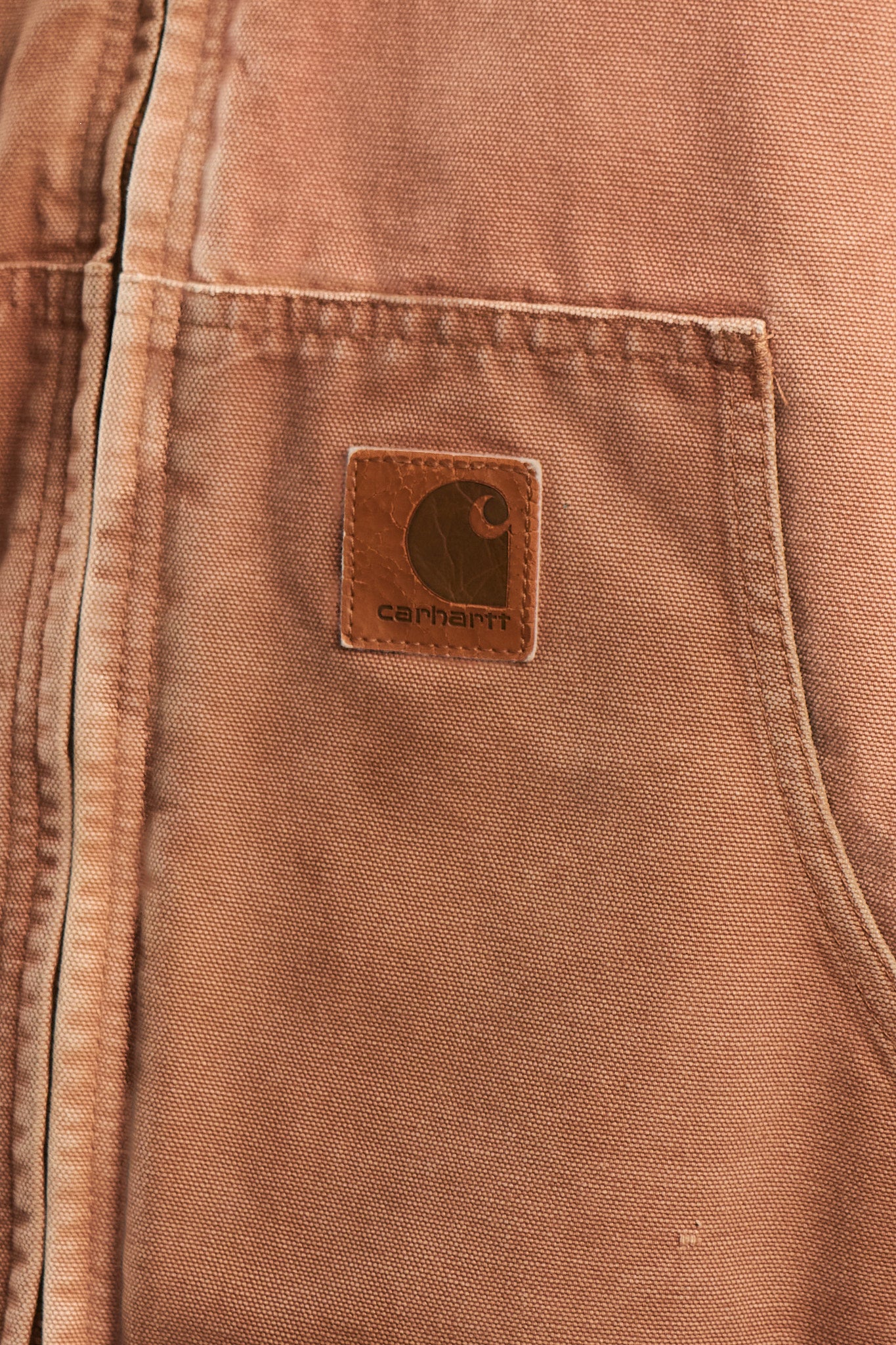Vintage Carhartt J140 Cocoa Brown Duck Active Jacket (L/XL)