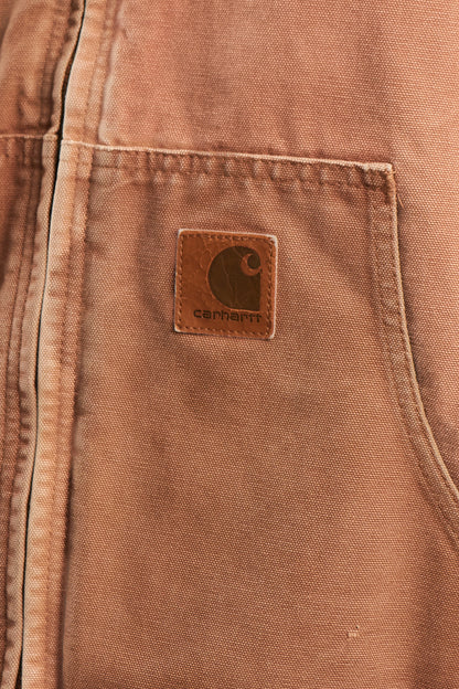 Vintage Carhartt J140 Cocoa Brown Duck Active Jacket (L/XL)