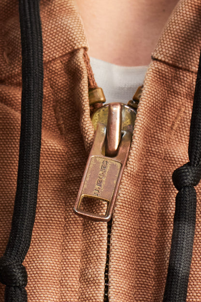 Vintage Carhartt J140 Cocoa Brown Duck Active Jacket (L/XL)