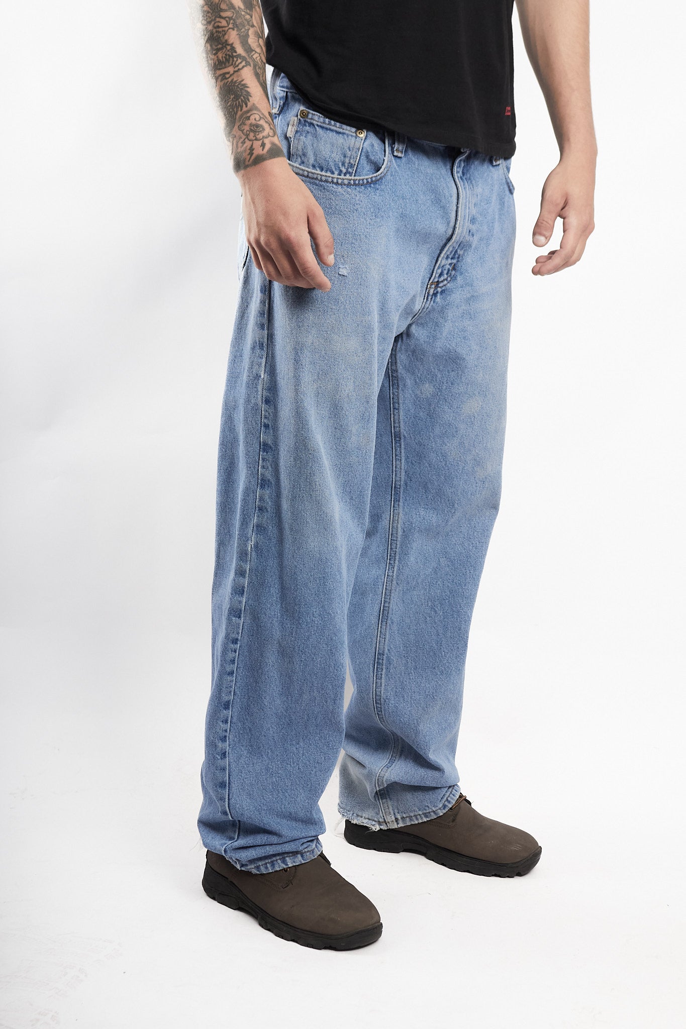 Carhartt Light Vintage Blue Baggy Jean (36)
