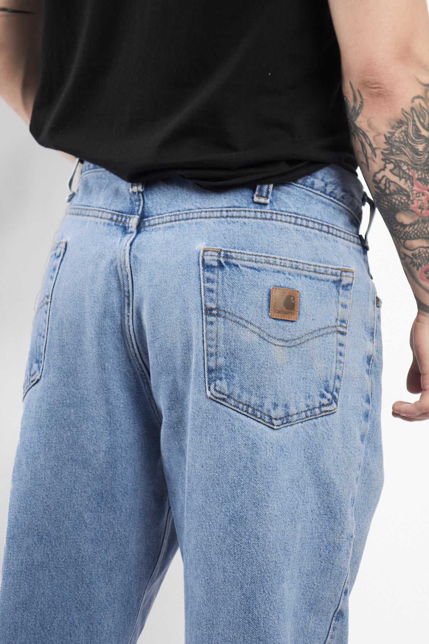 Carhartt Light Vintage Blue Baggy Jean (36)