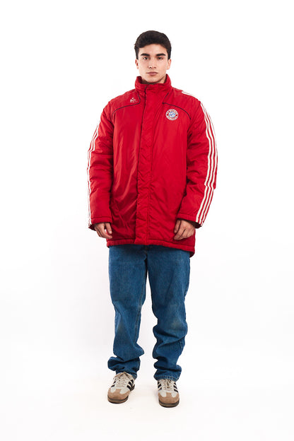 2008 Vintage Adidas Bayern Munich Padded Training Jacket (M/L)