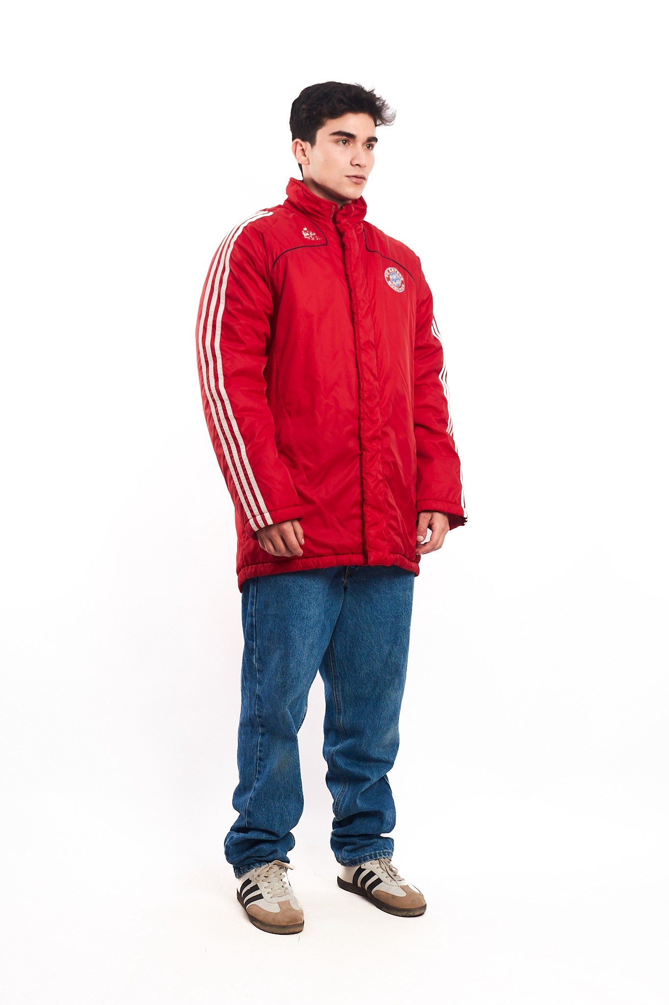 2008 Vintage Adidas Bayern Munich Padded Training Jacket (M/L)