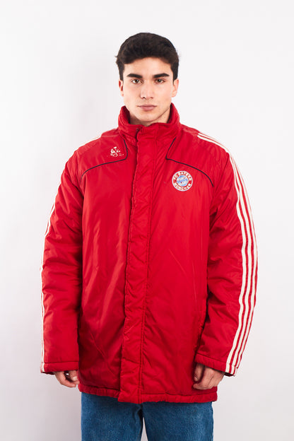 2008 Vintage Adidas Bayern Munich Padded Training Jacket (M/L)