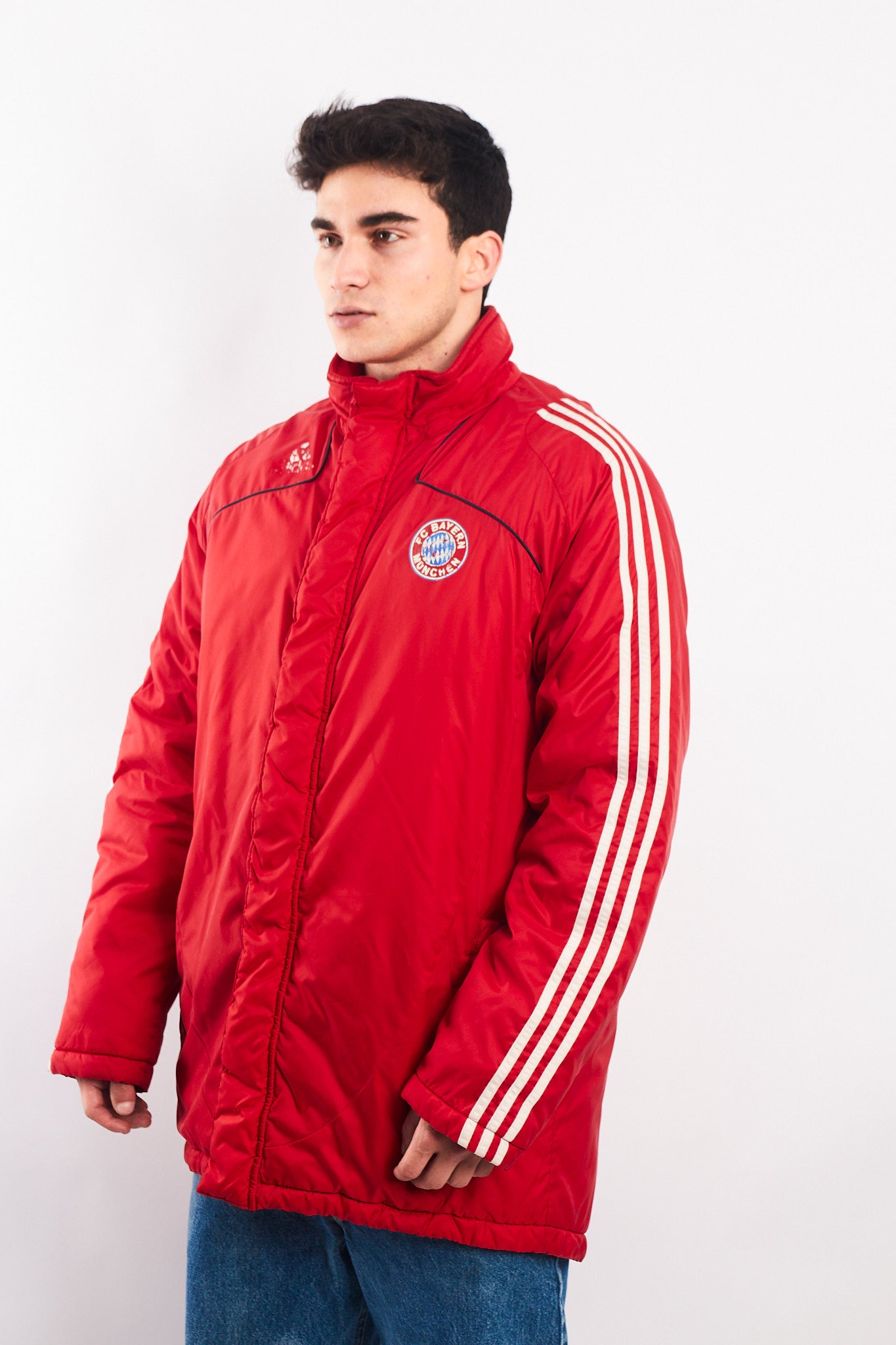 2008 Vintage Adidas Bayern Munich Padded Training Jacket (M/L)