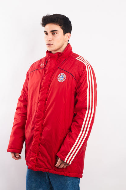 2008 Vintage Adidas Bayern Munich Padded Training Jacket (M/L)