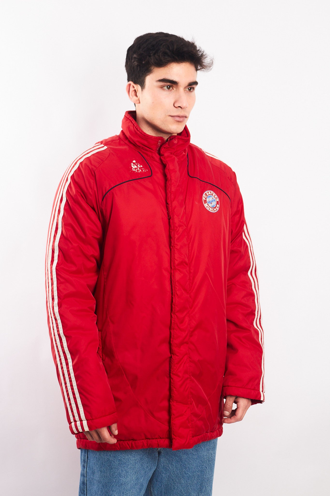 2008 Vintage Adidas Bayern Munich Padded Training Jacket (M/L)